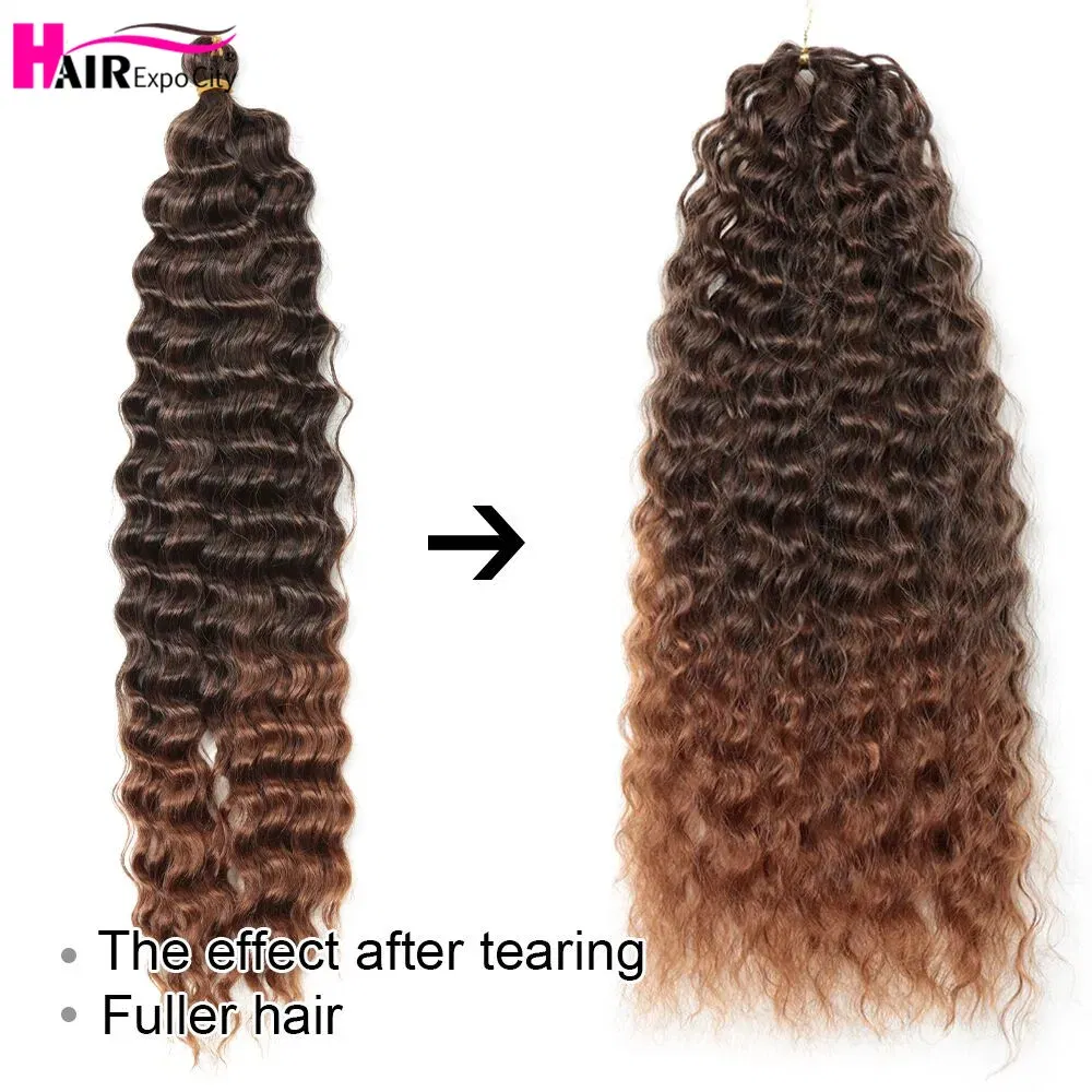 Color: 27/613, Ships From: CN, Stretched Length: 22inches, Bulk Buy: 1Pcs/Lot - 22-28 Inch Freetress Deep Twist Crochet Hair Natural Synthetic Braids Hair Ombre Crochet Braiding Hair Extensions Hair Expo City