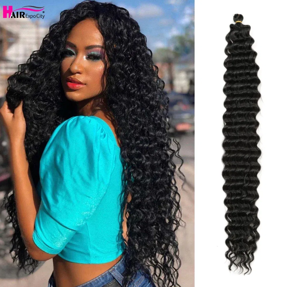 Color: 27/613, Ships From: CN, Stretched Length: 22inches, Bulk Buy: 1Pcs/Lot - 22-28 Inch Freetress Deep Twist Crochet Hair Natural Synthetic Braids Hair Ombre Crochet Braiding Hair Extensions Hair Expo City