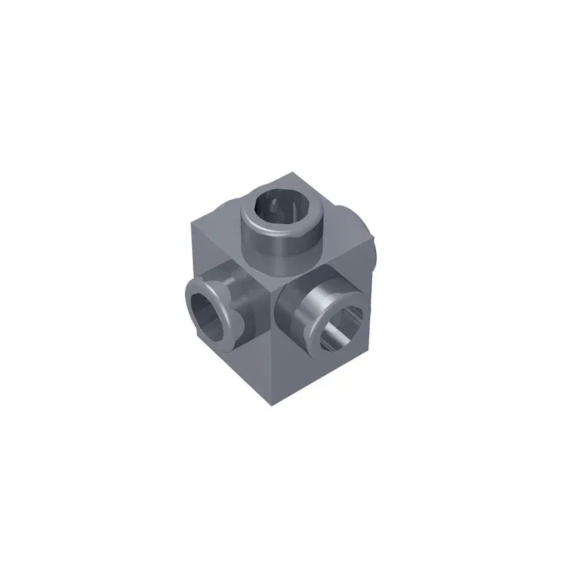 Color: Dark Blue - Gobricks GDS-650 BRICK 1X1 W. 4 KNOBS compatible with lego 4733 children's DIY Educational Building Blocks Technical