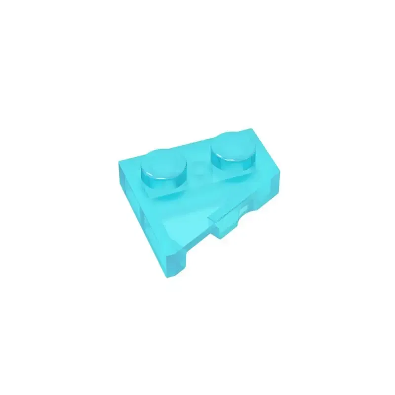 Color: Dark Green - Gobricks 10PCS Parts Wedge, Plate 2 x 2 Left Compatible with 24307 pieces of children's toys Building Blocks Educatonal Techni