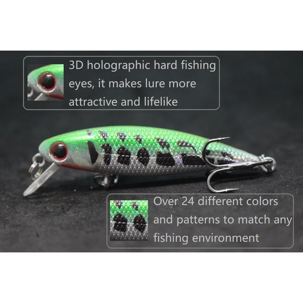 Color: Skin Color - wLure Fishing Lure 4.5g 5.9cm Tiny Sinking Minnow Carp Fresh Water Use Wild Wobble Bronzing and Plating Painting M639