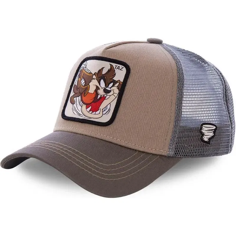 Color: Lavender - High Quality Disney Styles Anime Cartoon Snapback Cotton Baseball Cap Men Women Hip Hop Dad Mesh Hat Trucker Hat Dropshipping