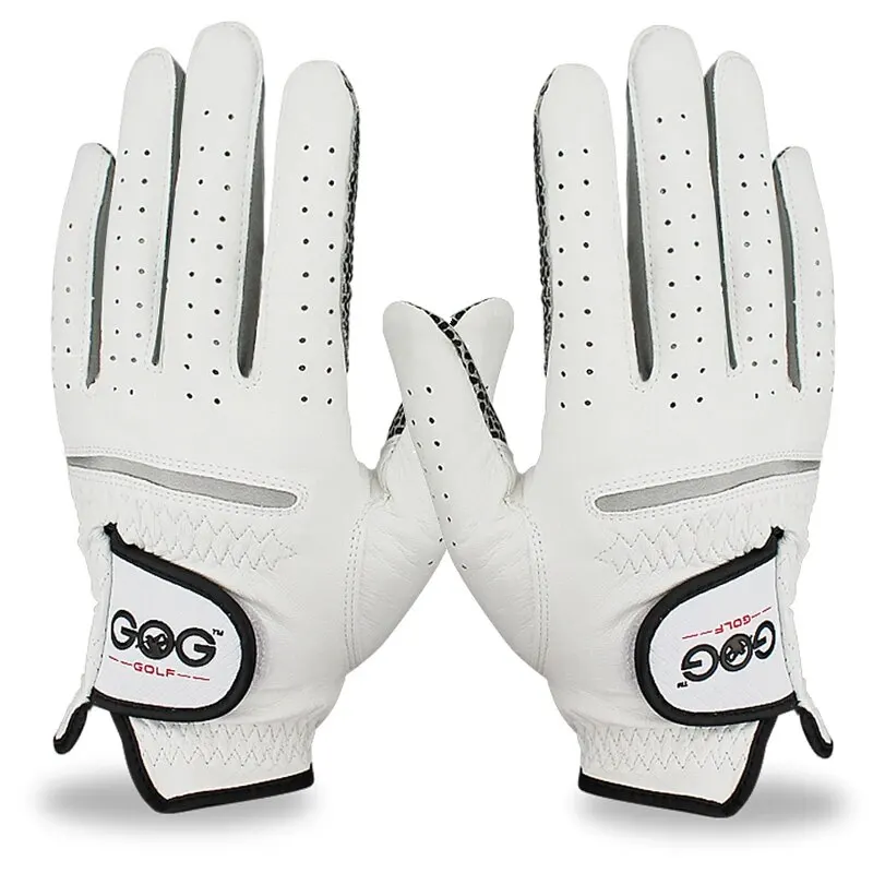 Size: XL, Color: Yellow - Pack 1 Pc Golf Gloves Men's Left/Right Hand Soft Breathable Pure Sheepskin With Anti-slip Granules Golf Gloves Golf Men