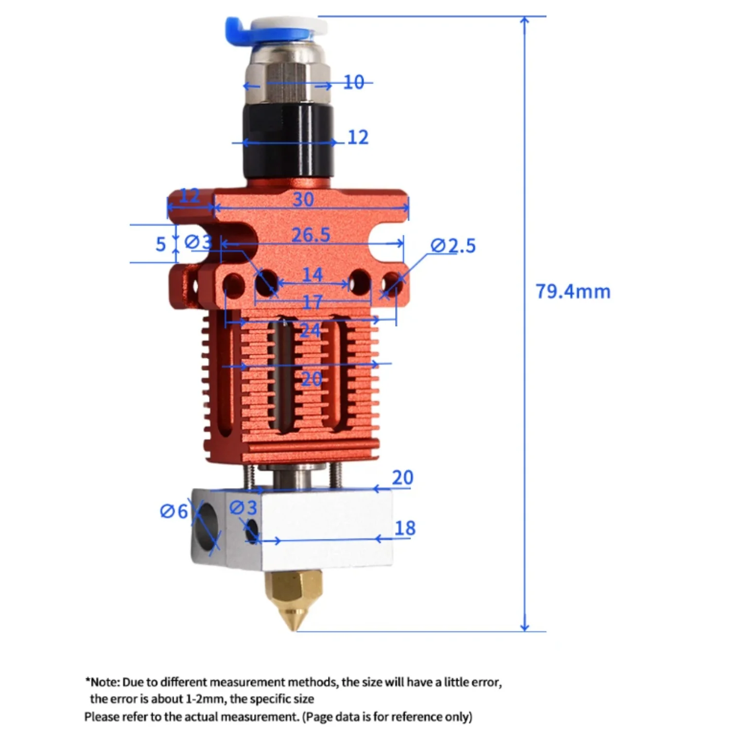 Color: GRAY - CR-6 SE 3D Printer Extruder Hotend Kit All Metal Extrusion Assembled Extruder 3D Printer Parts for Creality CR-6 SE 3D Printer