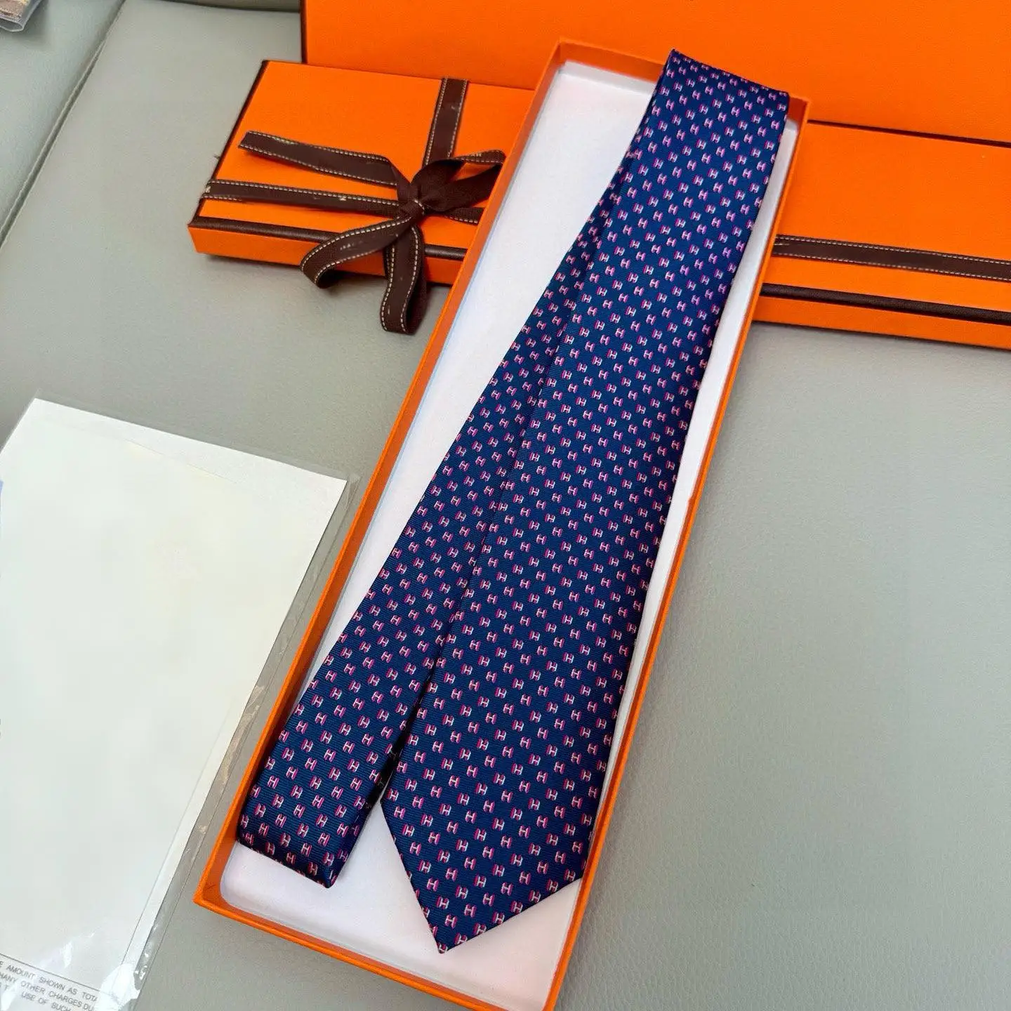 Color: black - Exclusive Silk Blended Tie, Charcoal Grey Herringbone Pattern, Handmade, High-end and Elegant, Highlighting Masculine Charm