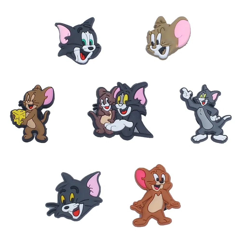 Color: GRAY, Ships From: CHINA - Wholesale cartoon charms garden shoes designer charms accessories anime charms
