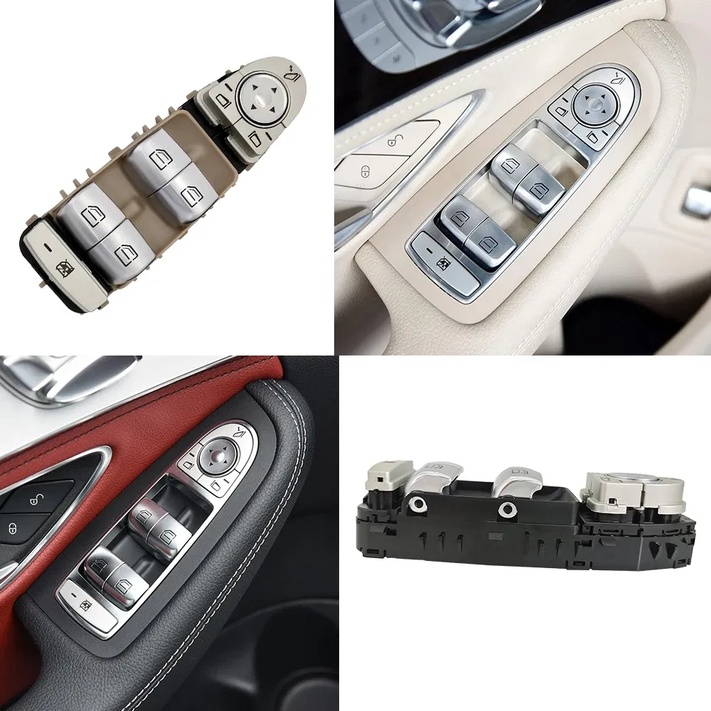 Color: Red, Ships From: CHINA - For Benz W205 W253 W213 Car Electric Power Master Window Switch For Mercedes C E GLC Class 2015-2021 C200 E260 E300 2059056811