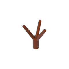 Color: Wood - Gobricks GDS-90064 Plant, Flower Stem with Bar compatible with leg 99249 Assembles Building Blocks