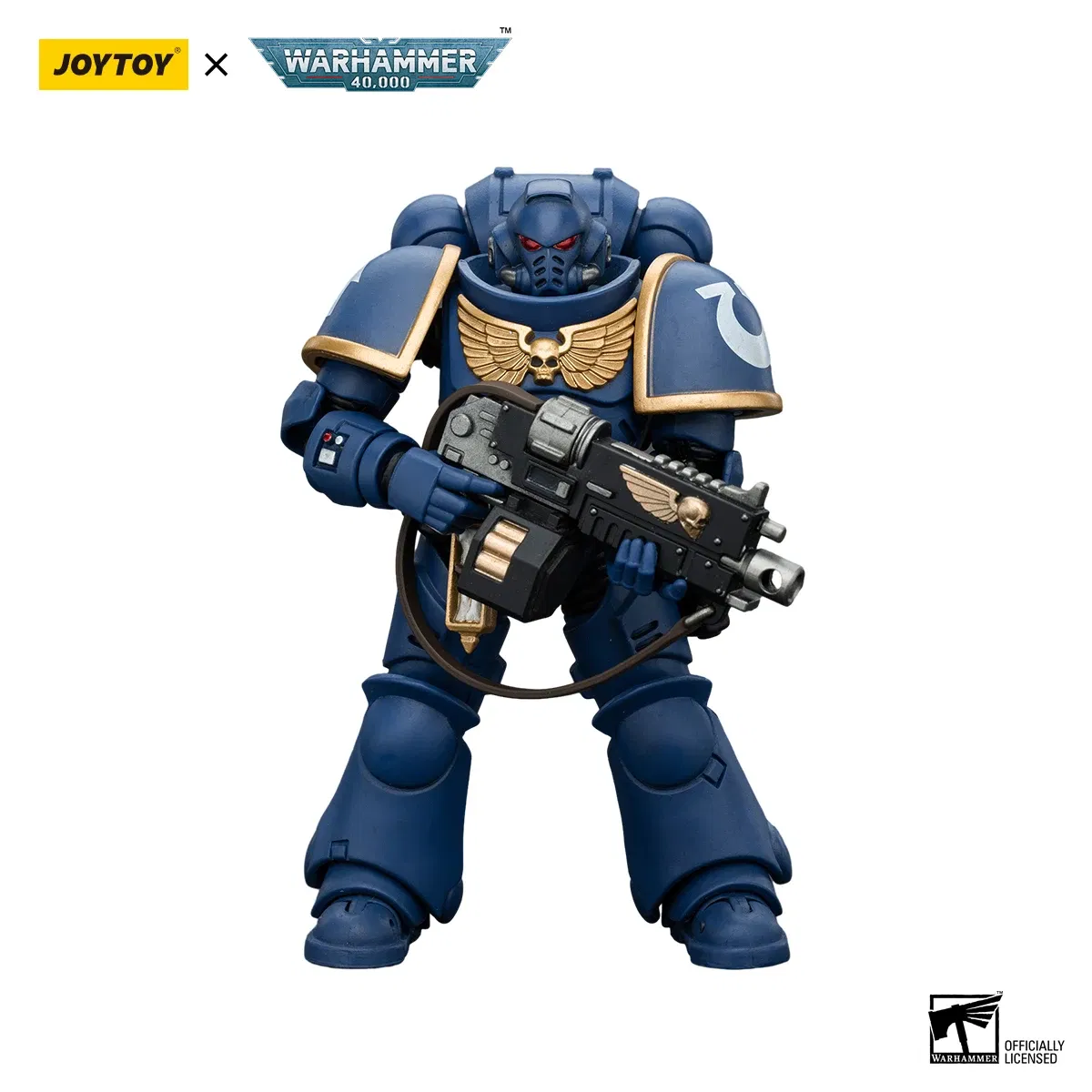 Color: Khaki - [IN-STOCK]JOYTOY Warhammer 40K 1/18 Action Figures Ultramarines Lieutenant Titus&Remus Ventanus&Intercessors&Jump Pack  Model