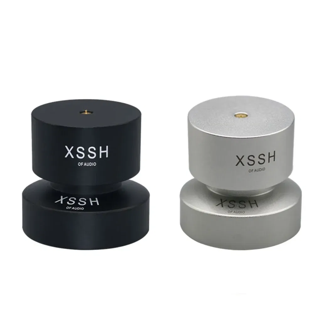 Color: WHITE, Bundle: Bundle 1 - 2023 New Shock Absorber Spikes XSSH Audio Audiophile Damping Pad HIFI Speaker CD Player Amplifier Aluminium isolation Feet Spike
