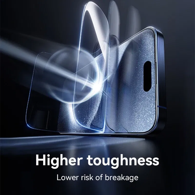 Bundle: Bundle6, Material: Anti Peeping - Joyroom 1/2/3pcs Tempered Glass For iPhone 16 15 14 13 12 11 Pro Max Screen Protector For iPhone 16 Full Screen Protective Glass