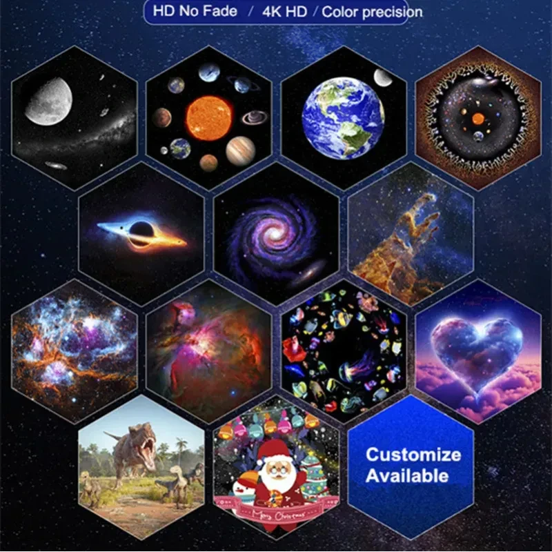 Ultra Clear Galaxy Projector Lamp Rotary Space Ball