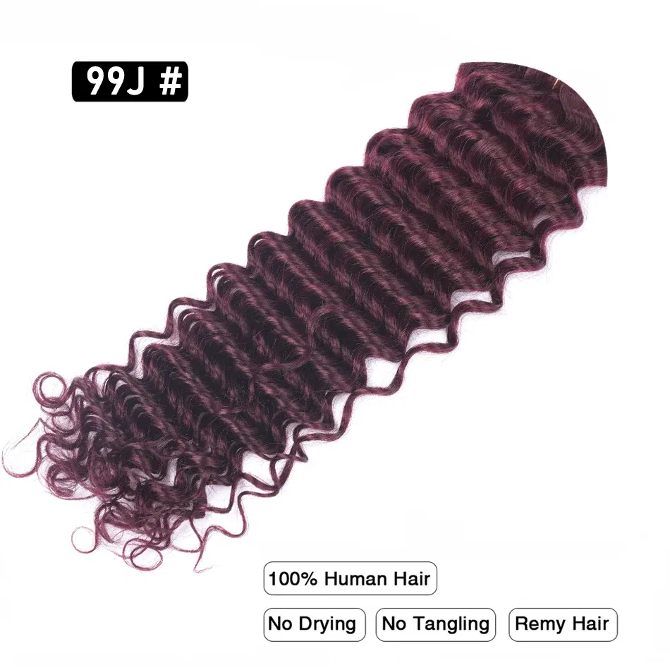 Color: T1B/613, Stretched Length: 24inches - Pre-Colored Brazilian Deep Wave Bulk Human Hair No Weft Remy Bulk Human Hair 14 To 28 Inch Bulk Hair Extension Crochet Braids