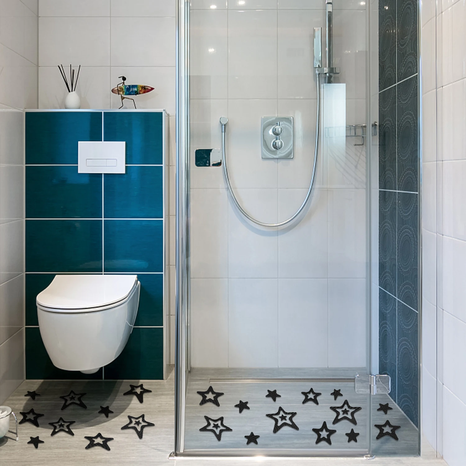Color: Yellow, Ships From: CHINA, Specification: 1700MMx2400MM - 30PCS PEVA Shower Room Staircase Floor Shoe Sole Anti-slip Tape, Safety Full Stop Slide Pad Bathroom Bathtub Anti-skid Stickers