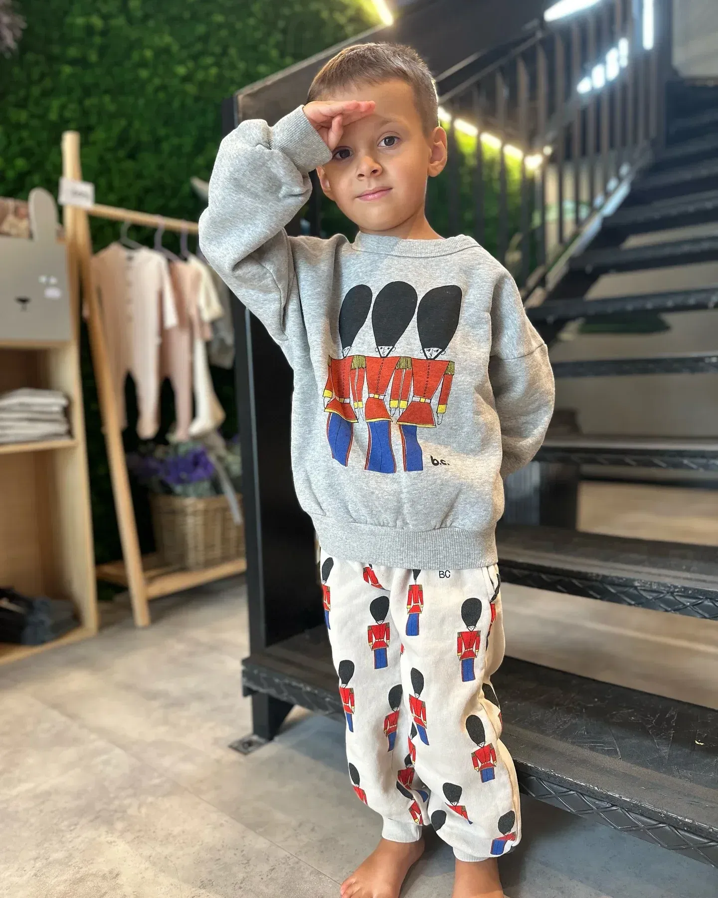 Color: Blue, Kid Size: 6 - Children's Spring Autumn Hoodie Cartoon Print Unisex Sweatshirt European Style Top for Boys And Girls