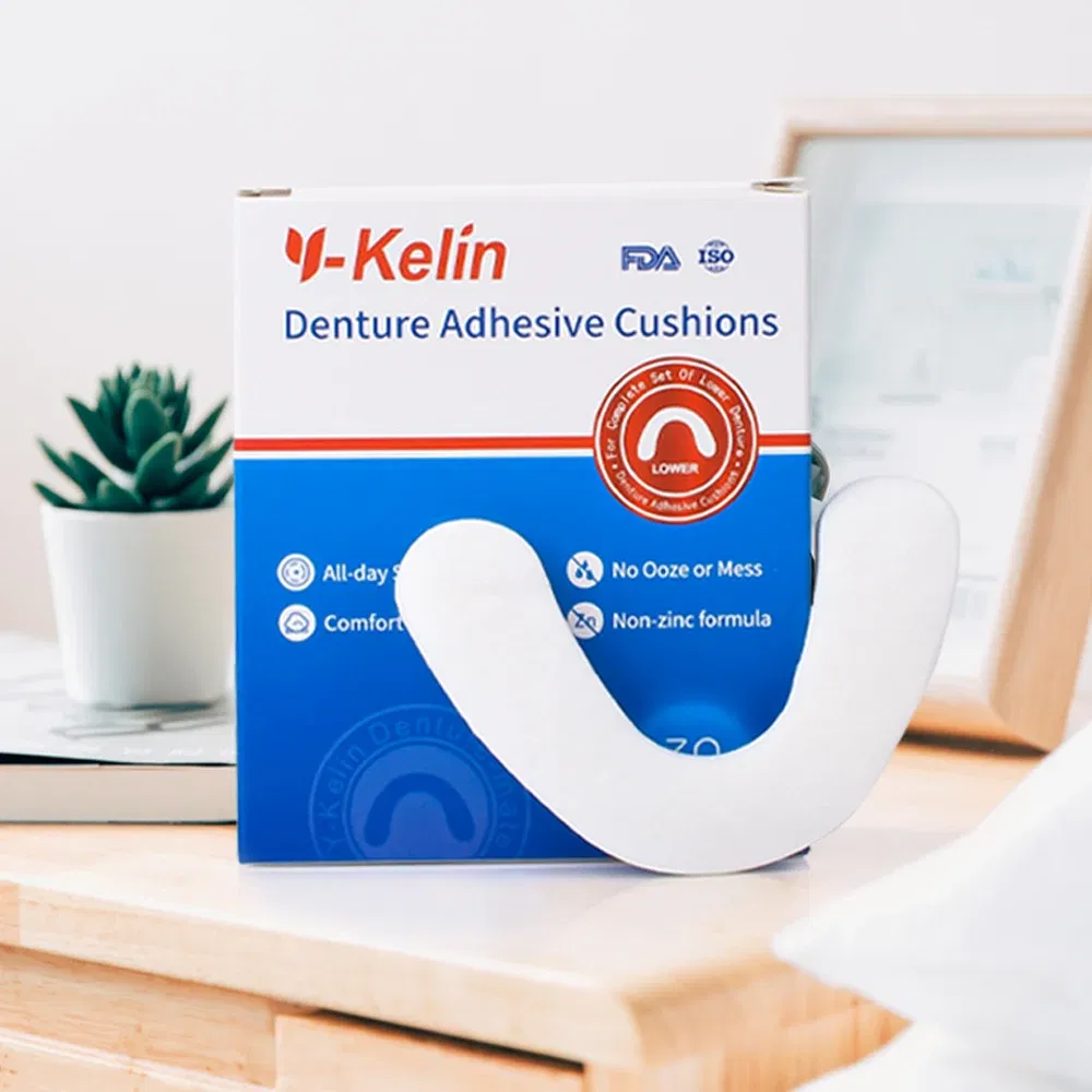Color: green, Ships From: CHINA - Y-Kelin Denture Adhesive Cushion Lower 120 Pads (4 Pack)