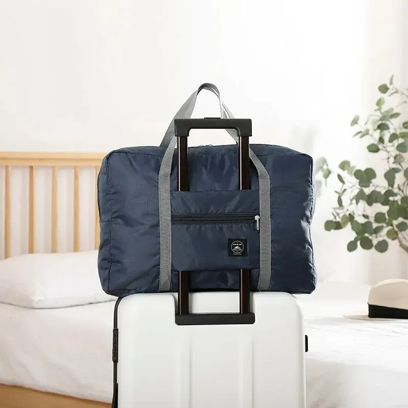 Color: SKY BLUE - Foldable Travel Duffel Bag for Airlines Carry on Bag for Women and Girls Lightweight Large Capacity Sports Weekend Trip Overnigh