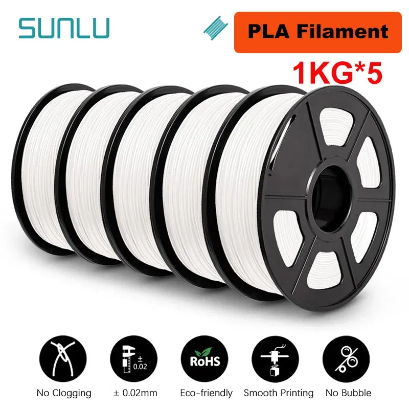 Color: Tran-Green, Ships From: CHINA - Top 5KG 3D PLA/PETG/PLA PLUS/Clear Filament 1.75mm 5Roll 1KG 3D Printer Neatly Wound 3D Filament for 3D Printer& 3D Pen