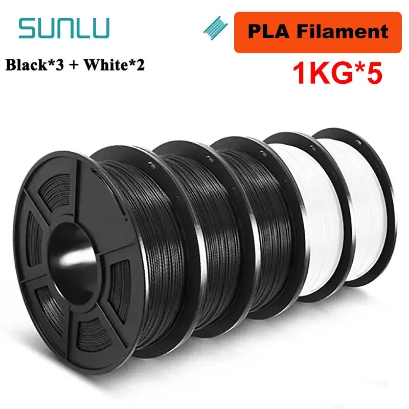 Color: Tran-Green, Ships From: CHINA - Top 5KG 3D PLA/PETG/PLA PLUS/Clear Filament 1.75mm 5Roll 1KG 3D Printer Neatly Wound 3D Filament for 3D Printer& 3D Pen