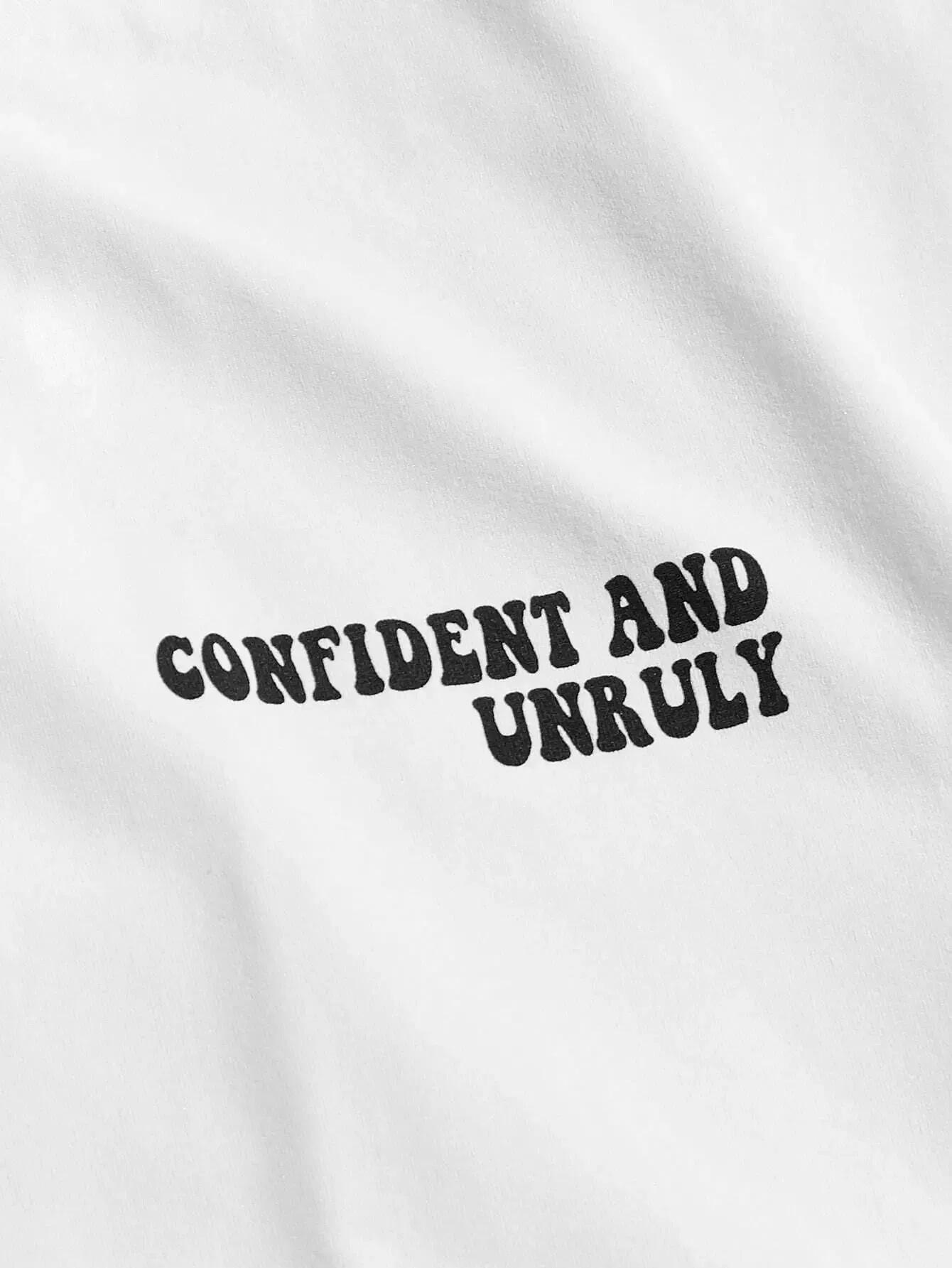 Color: Blue, Size: S - Confident And Unruly Attitude Determines Direction Men T Shirt Cotton Shirt Street Loose T-Shirts Summer Breathable Short Sleeve