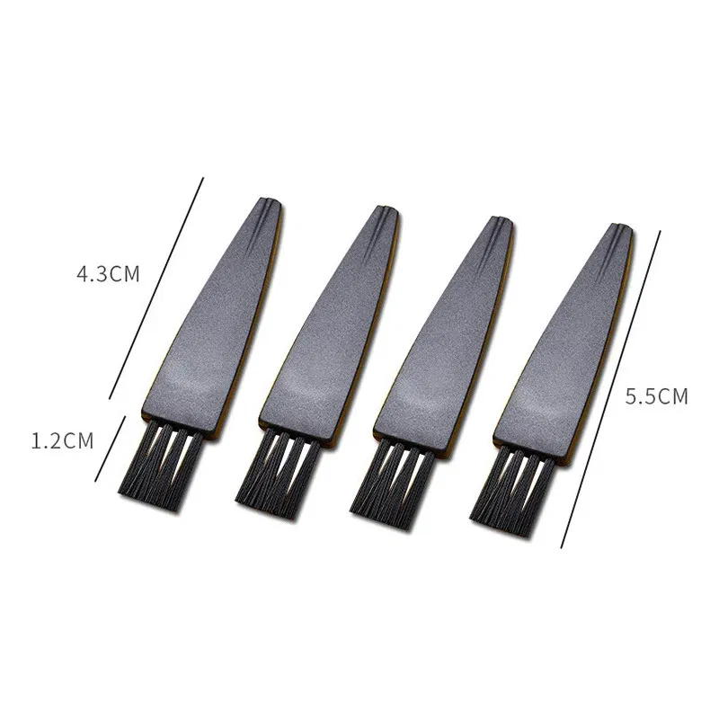 Color: WHITE - 20pcs Mini Brushes Cleaning Dust Remover Anti Static Nylon Bristles PP Handle Portable Tool PC Keyboards Phone Electronic Device
