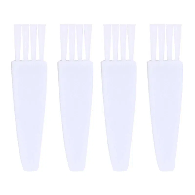 Color: WHITE - 20pcs Mini Brushes Cleaning Dust Remover Anti Static Nylon Bristles PP Handle Portable Tool PC Keyboards Phone Electronic Device