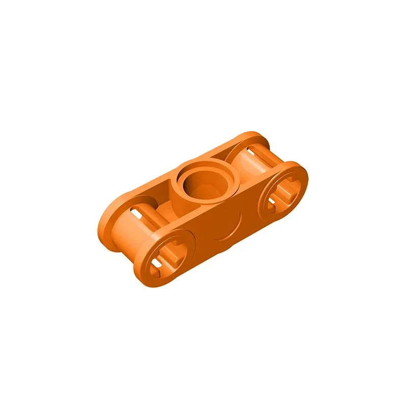 Color: WHITE - MOC PARTS GDS-935 Technical, Axle and Pin Connector Perpendicular 3L with Center Pin Hole compatible with lego 32184