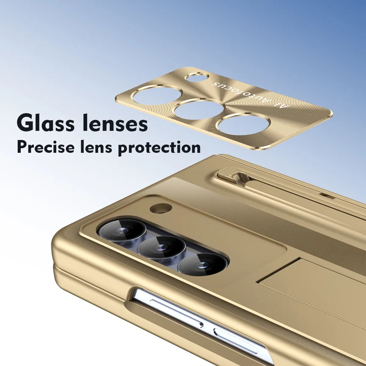 Color: Blue, Material: ABS - With Touch Pen For Samsung Galaxy Z Fold 6 5 4 Case Hinge Armor Shockproof Magnetic Kickstand 360 Full Protection Folding Cover