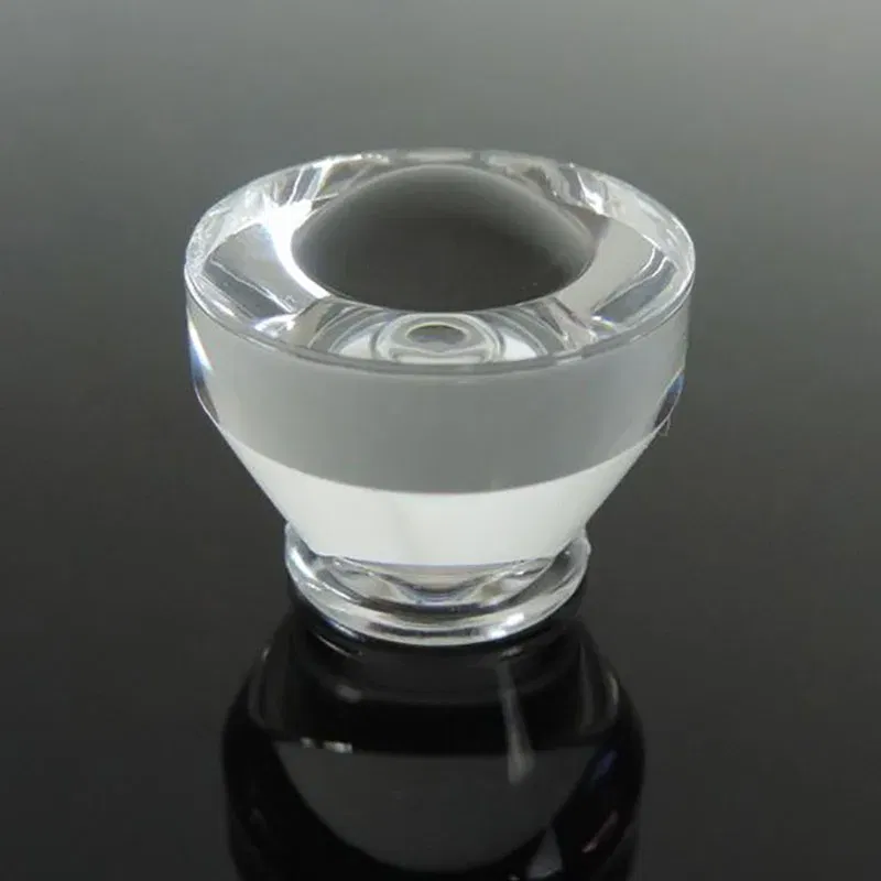 20*18.07mm LED Small Angle Condenser Lens PMMA Material, Beam Output Angle 5 Degrees, Stage Light Spotlight Flashlight