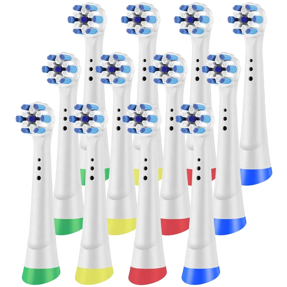 Color: Ivory - Compatible with Oral B iO Electric Toothbrush Replacement Toothbrush Brush Heads, Toothbrush Head for iO 2/3/4/5/6/7/8/9/10