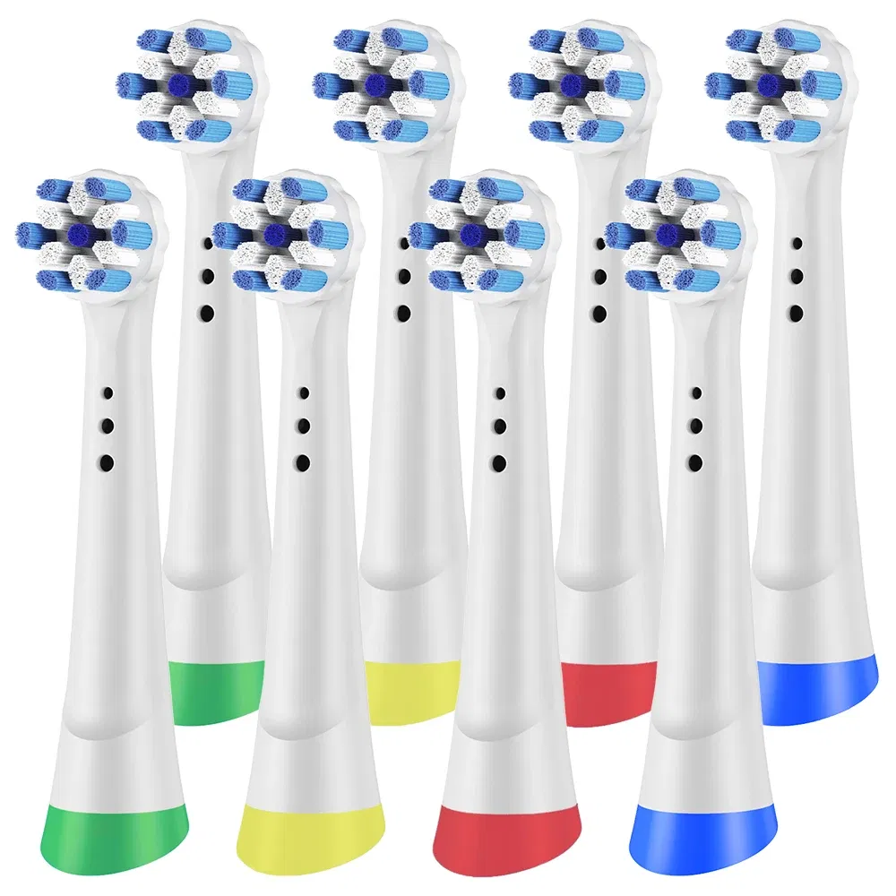 Color: Ivory - Compatible with Oral B iO Electric Toothbrush Replacement Toothbrush Brush Heads, Toothbrush Head for iO 2/3/4/5/6/7/8/9/10