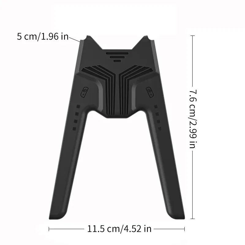 Color: Black - Aolion Charging Grip Bracket for Switch Joycon Handle Gaming Controller Grip Charging Station for Nintendo Switch Accessories