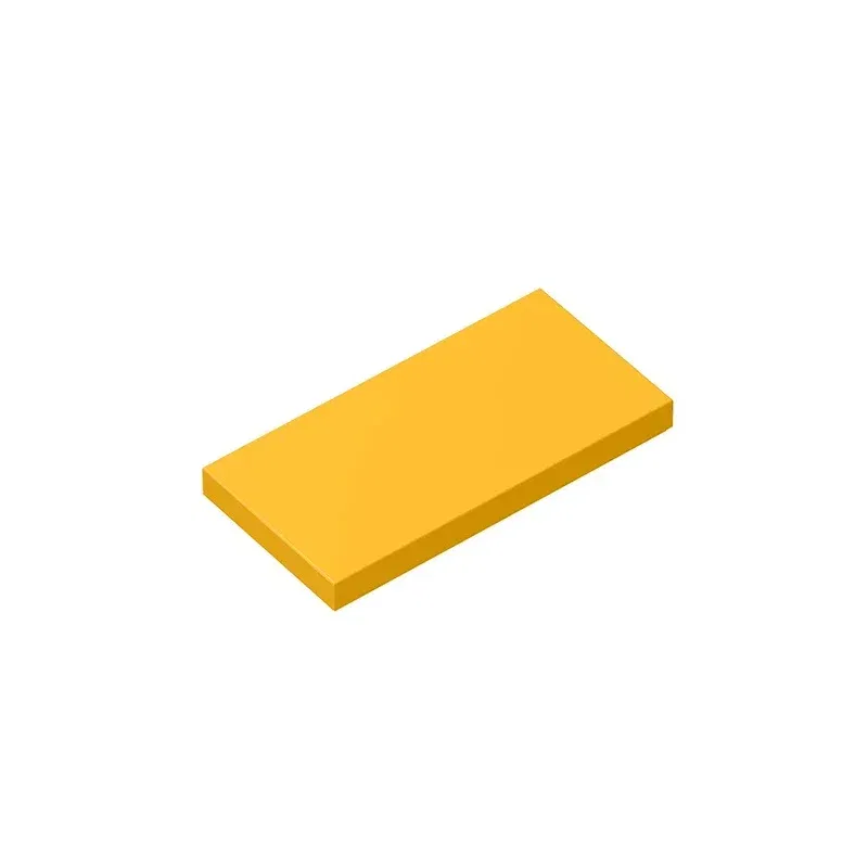 Color: CORAL RED - Gobricks GDS-614 Tile 2 x 4 compatible with lego 87079 pieces of children's DIY Educational Building Blocks Technical