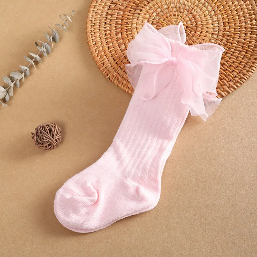 Color: Beige, Kid Size: 9M, Ships From: CHINA - Jlong Toddler Cotton Solid Color Crew Socks Baby Girls Bow Tie Socks Kids Girls Cute Princess Socks 0-3 Years