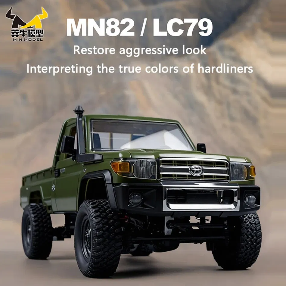 Color: camel - MN MODEL 1/12 4x4 2.4G Remote Control Climbing Car Professional LC79 Truck Off-road Vehicle Rock Crawler All Terrain Pickup Toy