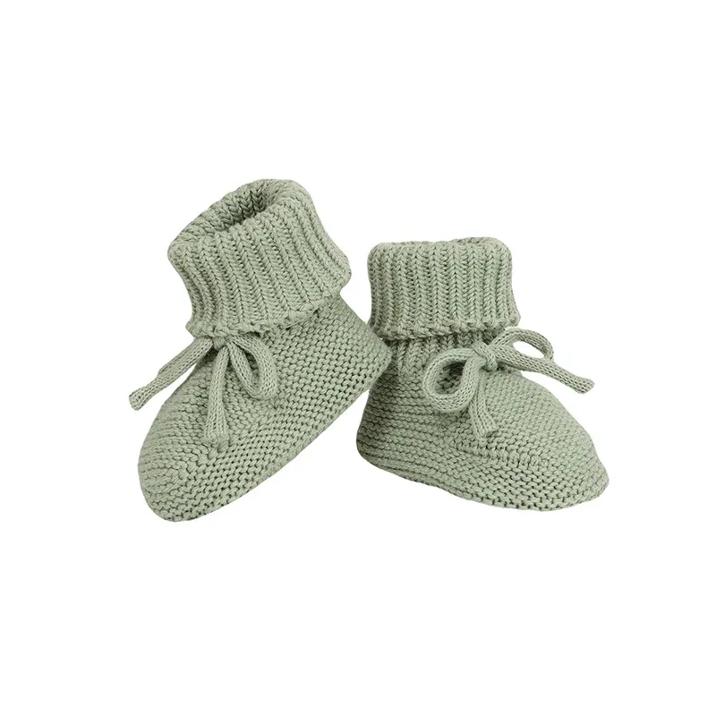 Color: army green, Baby Age: 19-24 Months - Infant Baby Shoes Knit Cotton Boys Girl Boots Fashion Tie Solid Newborn Walk Bed Footwear Toddler Kid Clothing Accessories 0-18M