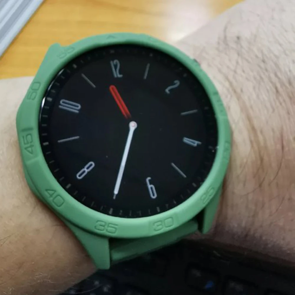 Color: P12/613, Dial Diameter: 2 - 3.9 Inches - Soft Silicone Case For Huawei Watch GT6/GT5/GT4 46mm Hollow Watch Shell Flexible and Durable Watch Protection Accessories