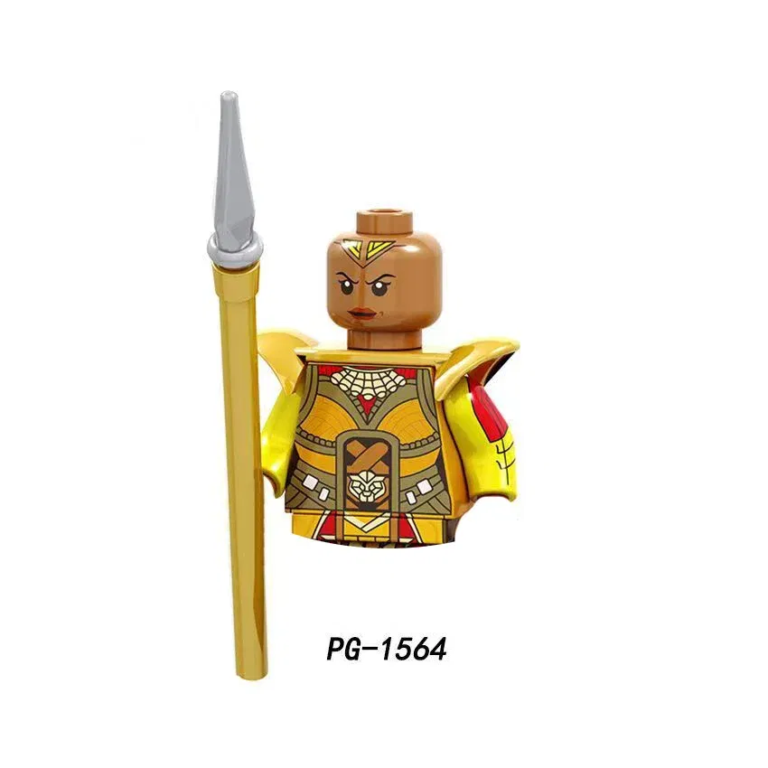 Color: Orange - Marvel Blocks Brick Hero Batman Joker Superman Catwoman Mini Figure Building blocks Hot Toy Children's party gift