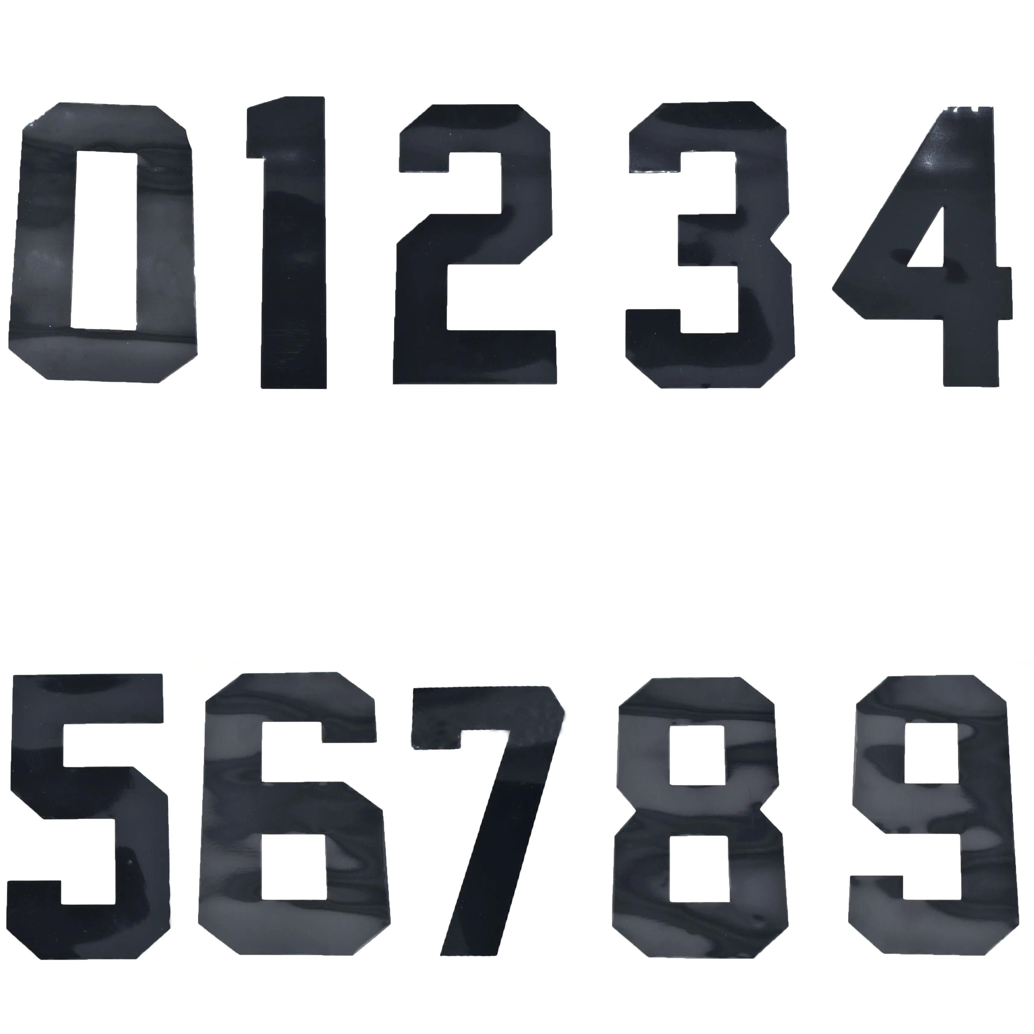 Color: Red - Number Stickers Graphics Decals Emblems Fit For CRF 50 70 110 125 250cc Kayo BSE Dirt Pit Bike Plastic Cover Number Plate Of