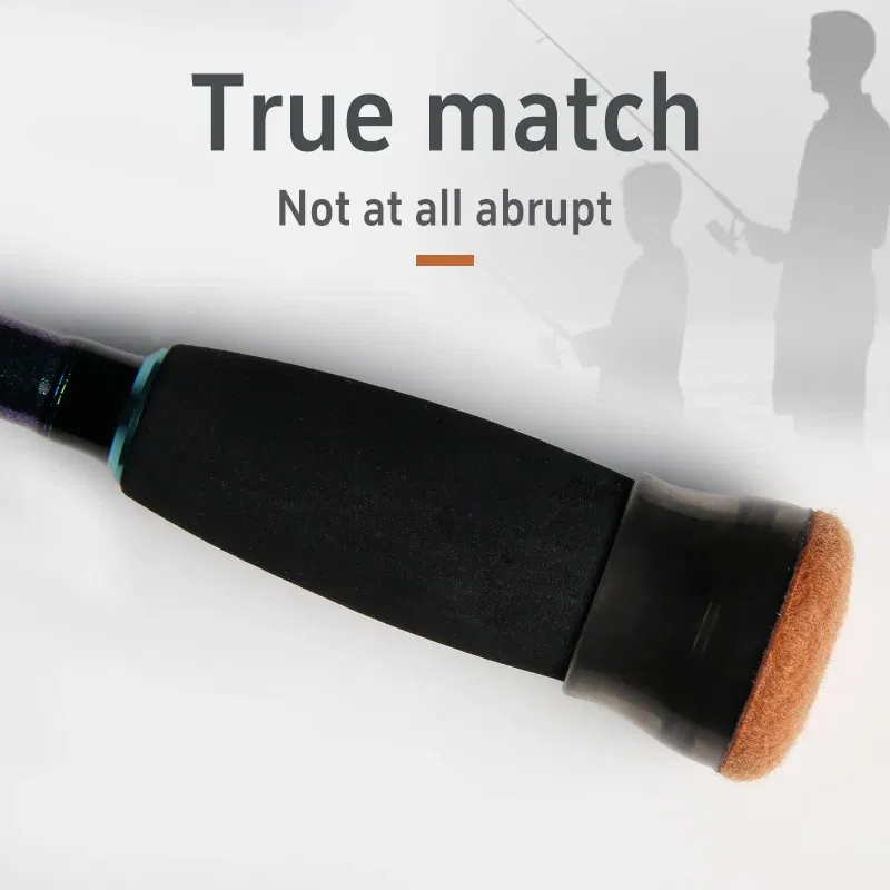 Color: Orange - LETOYO felt fishing rods cap Bottom Protector Handle Protective Case Silicone Rod Plug Tail Fishing Tackle fishing equipment