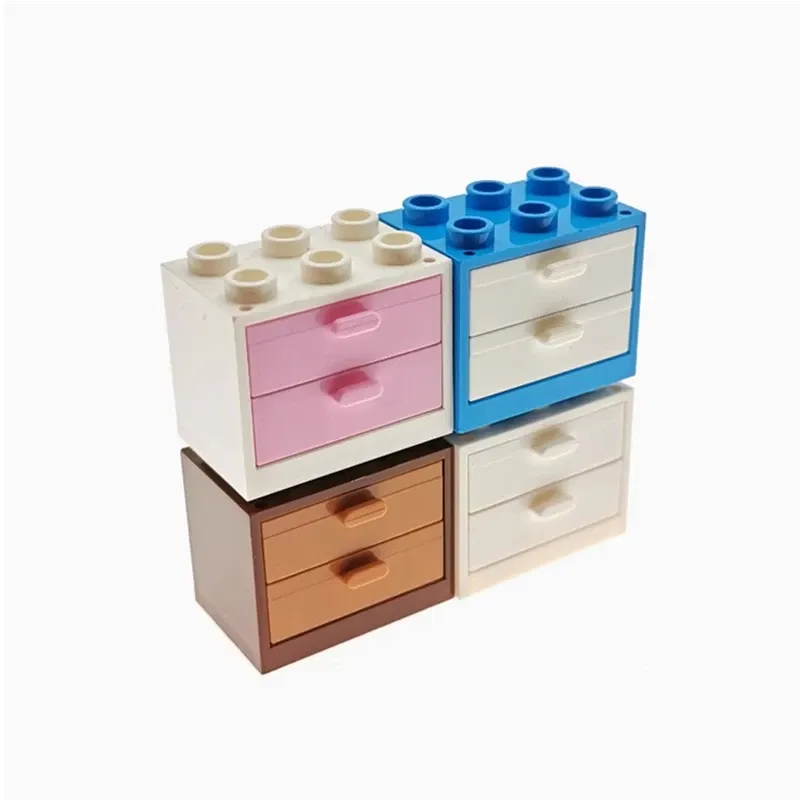 Color: Pink, Ships From: CHINA - CUPBOARD 2X3X2,DOOR 3X2,DRAWER Compatible 92410 4532 4533 30125 35245 4536 Self-Locking Bricks Building Blocks Toys Accessories