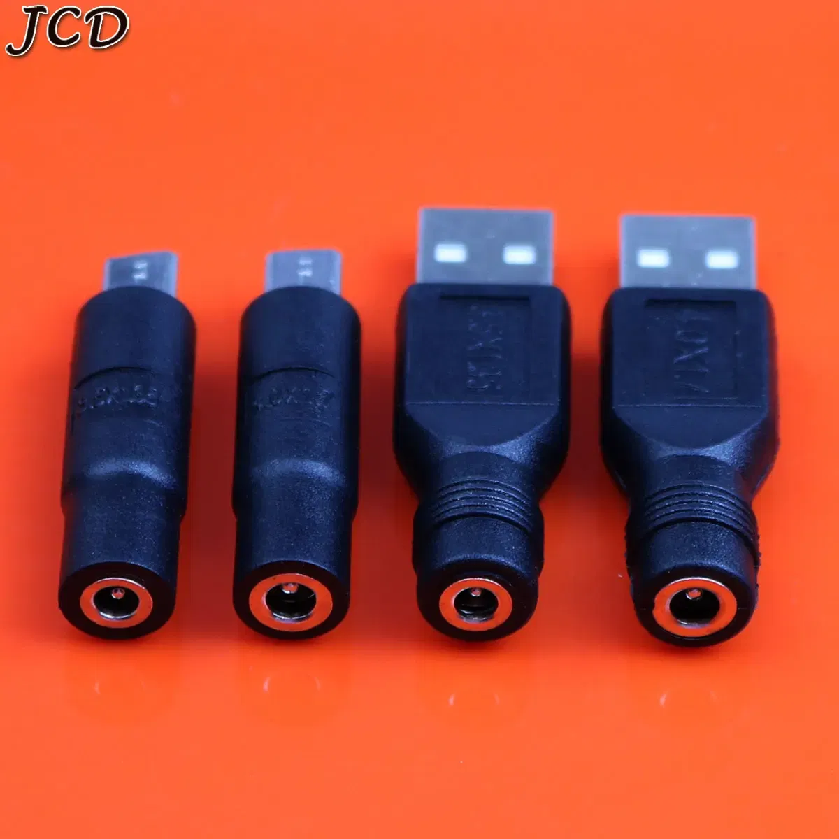 Color: army green - JCD 1pcs 3.5x1.35 4.0x1.7mm DC Power Female to Micro USB 2.0 Male Plug Connector Adapter for Smartphone Tablet Charger Converter