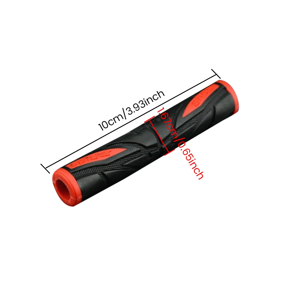 Color: Red - 2Pcs Soft Anti-Slip durable Brake Handle Silicone Sleeve Motorcycle Bicycle Protection Cover Protective Handlebar Accessories
