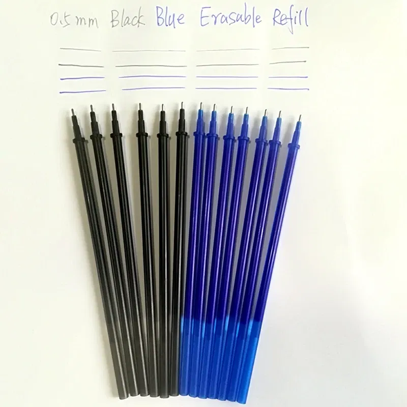 Color: lanvender - Gel Ink Refills and Friction Erasable Gel Pens Extra Fine Point 0.5 mm Black Red Blue Ink