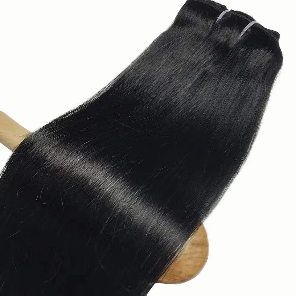 Color: Yellow, Stretched Length: 16inches, Life Span: 6 Months With Proper Care, Weight Per Package: 200g/Set - Straight Clip In Hair Extension Human Hair 120g/Set Straight Clip In Extension Full Head Brazilian Clip Hair Extension for Women