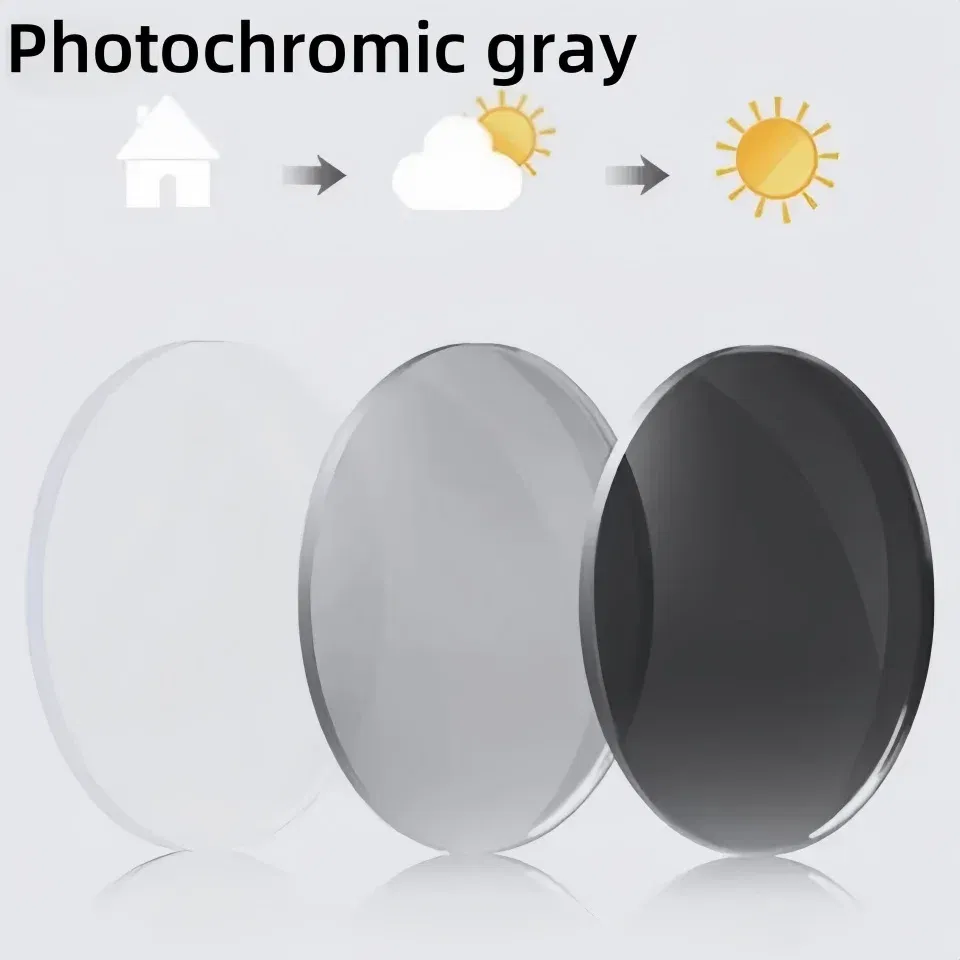 Lenses Color: Blue, Lens Index: 1.56 - Old Flower ADD 1.56 1.61 1.67 1.74 Prescription CR-39 Aspheric Glasses Lenses Myopia Photochromic Sunglasse Lens