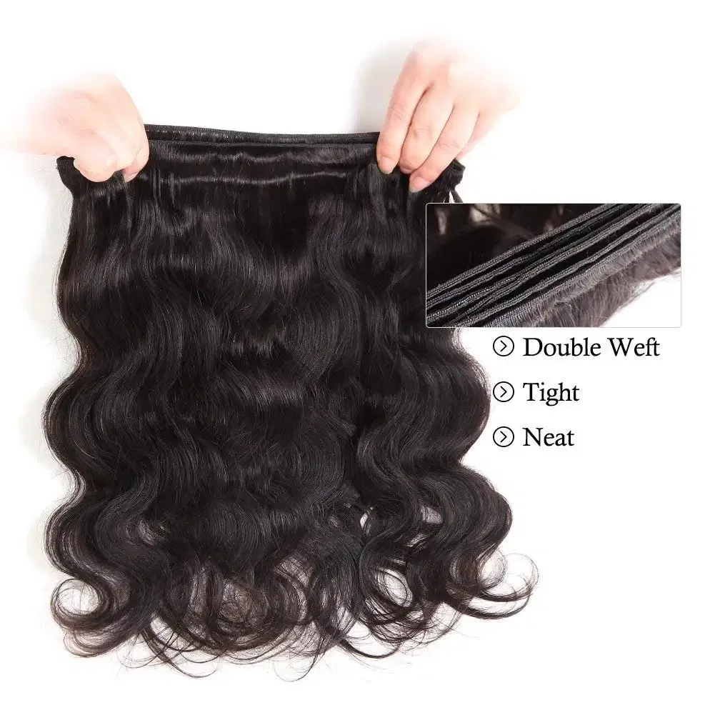 Color: Natural Color, Material Grade: Remy Hair, Longest Hair Proportion: 25%-30%, Ships From: CHINA, Stretched Length: 28 28 28 28 - Body Wave Bundles Human Hair Brazilian Virgin Hair Loose Body Wave Extensions Unprocessed Human Hair Wavy Bundles Natural
