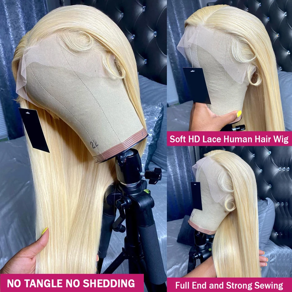 Color: #144, Ships From: CHINA, Stretched Length: 36inches, Density: 150% - 613 Blonde Lace Front Wig Human Hair 13X6 Hd Lace Frontal Wig Straight Lace Front Wigs Human Hair 13X4 Lace Front Human Hair Wig
