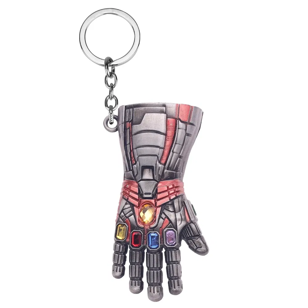 Color: Gold, Ships From: CHINA - Avengers Thanos Infinity Gauntlet Keychain Disney Superhero Iron Man Infinity Gloves Keyrings Car Pendant Key Holder Accessories