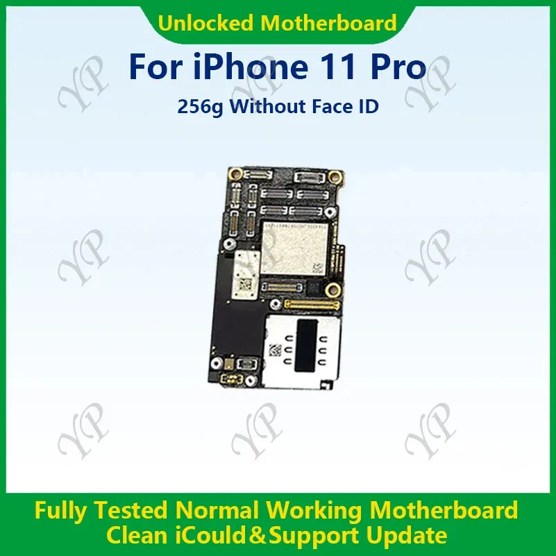 Color: Pink, Ships From: CHINA - Top Fully Tested Authentic Motherboard For iPhone 11 Pro Max 64g/256g Unlocked Mainboard With Face ID Cleaned iCloud Fast